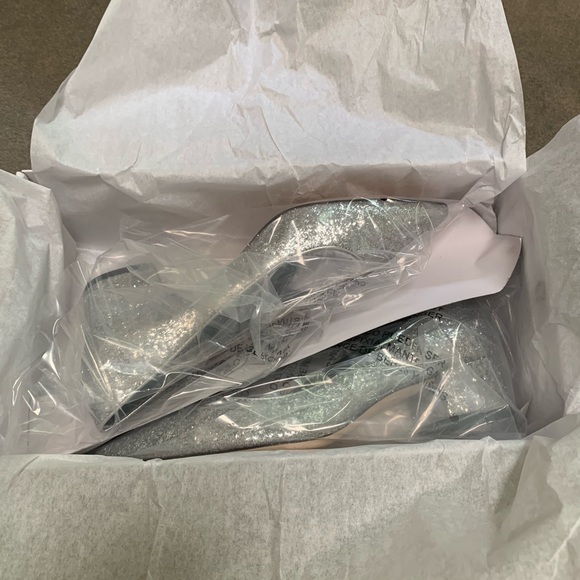 VIA SPIGA SLIVER glitter PUMP - Picture 8 of 8